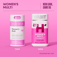 Thumbnail for Habit Womens Multi Supplement (60 Capsules) - New Look, Supports General Health & Wellness, 23 Essential Vitamins and Minerals, Fruit extracts, Folate, Iron, B12, Biotin, Non-GMO (1 Pack)