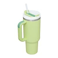 Thumbnail for Stanley Quencher H2.0 Tumbler with Handle and Straw 40 oz | Flowstate 3-Position Lid | Cup Holder Compatible for Travel | Insulated Stainless Steel Cup | BPA-Free | Citron
