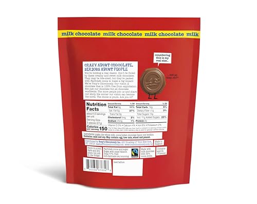 Tony's Chocolonely 32% Milk Chocolate - Belgium Chocolate, Fairtrade & B Corp Certified - 4.44 OZ (1 Pouch)