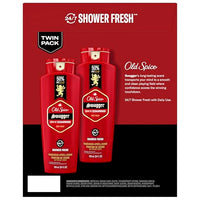 Thumbnail for Old Spice Refreshing Body Wash for Men, 3X Defense, 24/7 Shower Fresh with Long Lasting Scent, Red Collection, Swagger with Cedarwood Scent, 24 oz (Pack of 2)