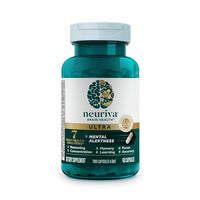 Thumbnail for NEURIVA Ultra Decaffeinated Clinically Tested Nootropic Brain Supplement for Mental Alertness, Memory, Focus & Concentration, Cognivive, Neurofactor, Phosphatidylserine, Vitamins B6 B12, 60 Capsules