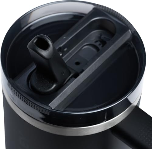 STANLEY Quencher ProTour Flip Straw Tumbler with Leakproof Lid 30 oz | Built-In Straw and Handle | Cup Holder Compatible for Travel | Insulated Stainless Steel Cup | BPA-Free | Black