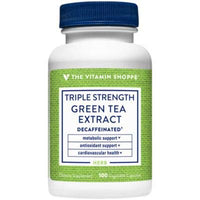 Thumbnail for The Vitamin Shoppe Triple Strength Green Tea Extract 750mg Capsules with EGCG – A Natural Antioxidant to Support Fat Metabolism – Fights Free Radicals – Decaffeinated (100 Vegetarian Capsules)