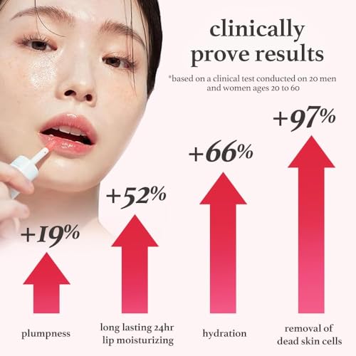 NOONI Korean Vegan Appleseed Lip Oil Gift Set - Limited Edition | Long-Lasting, Moisturizing, Plumping, Revitalizing for Dry Lips, Waterproof, No Peel Off, Hydrating, 0.12 Oz x 3ea