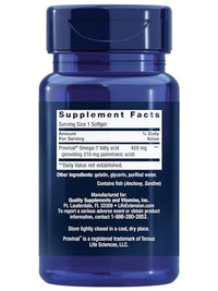 Thumbnail for Life Extension Provinal Purified Omega-7, palmitoleic Acid derived from Highly Concentrated Marine Oil, Cholesterol, triglycerides & Heart Health Support, Gluten-Free, Non-GMO, 30 softgels