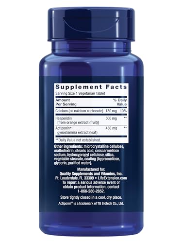 Life Extension AMPK Metabolic Activator*, Hesperidin, G. pentaphyllum, Fight unwanted Belly Fat, Target Overall Fat, Gluten-Free, Vegetarian, 1-Daily, Non-GMO, 30 Tablets