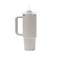 Thumbnail for Stanley H2.0 Vacuum Quencher, 0.3 gal (0.88 L), Ash Gray, Cold Insulation, Durable, Straw Water Bottle, Summer, Outdoors, Dishwasher Safe