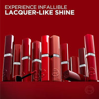 Thumbnail for L'Oreal Paris Infallible Lacque Resistance Liquid Lipstick, 16HR Long Lasting Lip Makeup with Lacquer-Like Shine and Zero Transfer, 215, Drunk In Rose