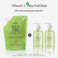 Thumbnail for Youth To The People Superfood Facial Cleanser Full Size - Kale + Green Tea Daily Face Wash, Gentle Makeup Remover, with Soothing Antioxidants for Glowing Skin, pH Balance, Clean Pores – 8 fl oz