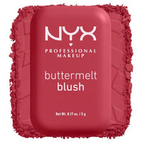 Thumbnail for NYX PROFESSIONAL MAKEUP Buttermelt Powder Blush, Fade and Transfer-Resistant Blush, Up to 12HR Make Up Wear, Vegan Formula - Back And Butta