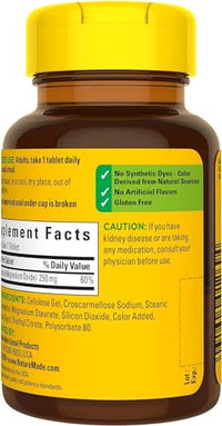 Thumbnail for Nature Made Magnesium Oxide 250 mg, Dietary Supplement for Muscle, Heart, Bone and Nerve Health Support, 100 Tablets, 100 Day Supply (Pack of 2)