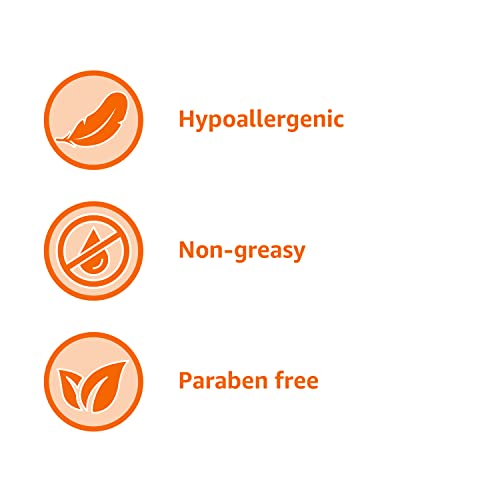 Amazon Basics Moisturizing Cocoa Butter Body Lotion for Dry Skin, Non-Greasy, Paraben Free, Lightly Scented, 20.3 Fl Oz, Pack of 1