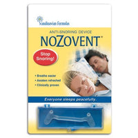 Thumbnail for Nozovent Anti Snoring Device For Peaceful Sleep By Scandinavian Formulas - 1 Ea