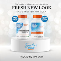 Thumbnail for Doctors Best Nattokinase, 2000 Fus, Supports Cardiovascular Health, Non-GMO, Vegan 90 Veggie Caps