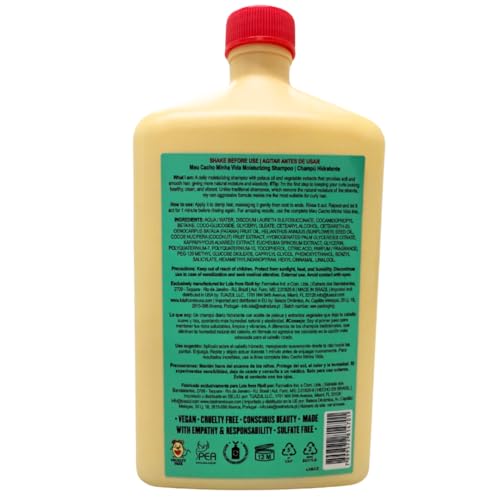 Lola From Rio - Meu Cacho Minha Vida - Hydrating Shampoo For Defined, Soft, Vibrant Curls, Nourishing, Mousturizing, Paraben, Sulfate-free 16.9 Fl Oz