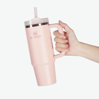 Thumbnail for Stanley H2.0 Vacuum Quencher, 0.3 gal (0.88 L), Ash Gray, Cold Insulation, Durable, Straw Water Bottle, Summer, Outdoors, Dishwasher Safe