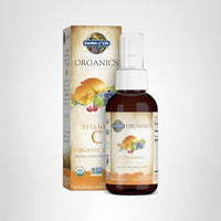 Thumbnail for Garden of Life Organics Vitamin C Spray Featuring Amla Berry – Liquid Vitamin C Supplement for Immune & Skin Health Support, USDA Organic, Non-GMO, Vegan, Orange Tangerine Flavor, 2 Fl Oz Bottle