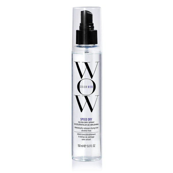 COLOR WOW Speed Dry Blow Dry Spray â€“ Cut Blow Dry Time by 30% | Heat Protectant, Prevent Breakage | Cruelty-Free & Gluten-Free