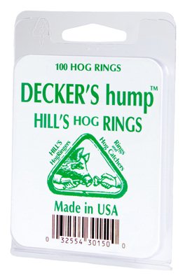 Decker 3 Hill's Hump Hog Ring, No. 3, 100-Pk. - Quantity 10