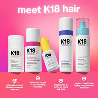 Thumbnail for K18 Leave-In Molecular Repair Hair Mask, Patented, Lasting Repair For Dry, Frizzy, Damaged Hair, Reverse Damage In 4 Minutes From Bleach, Color, Chemical Services + Heat