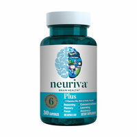 Thumbnail for NEURIVA Plus Brain Supplement for Memory and Focus Clinically Tested Nootropics for Concentration for Mental Clarity, Cognitive Enhancement Vitamins B6, B12, Phosphatidylserine 30 Capsules