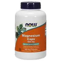 Thumbnail for NOW Magnesium 400mg,180 Capsules (Pack of 2)