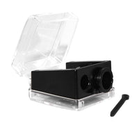 Thumbnail for Palladio Double Barrel 3 in 1 Cosmetic Pencil Sharpener with Cover, Stainless Steel Blade, Size Adjuster, Essential for Small and Extra Large Lip Liner, Eyeliner, Brow Pencils
