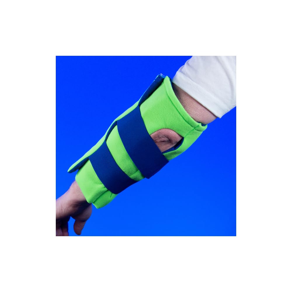 Brownmed Polar Ice Wrist & Elbow Wrap - Reusable Cold Therapy Ice Pack for Pain Relief - Soft Fleece Compression Wrap