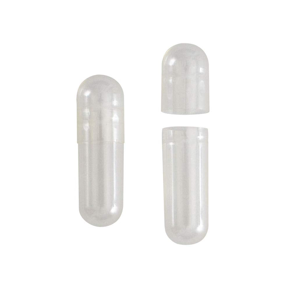 Frontier Co-op Gelatin Capsules Clear "0" | 1000 Count