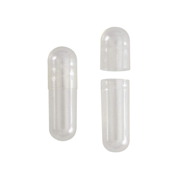Frontier Co-op Gelatin Capsules Clear "0" | 1000 Count