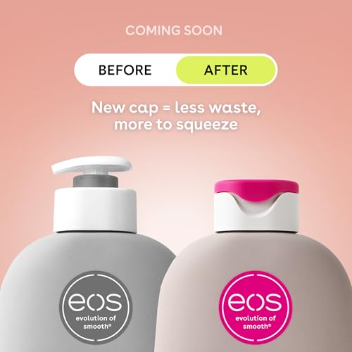 eos Shea Better Body Lotion Coconut Waters, 24-Hour Moisture Skin Care, Lightweight & Non-Greasy, Natural Shea, Vegan, Coconut Body Lotion, 16 fl oz