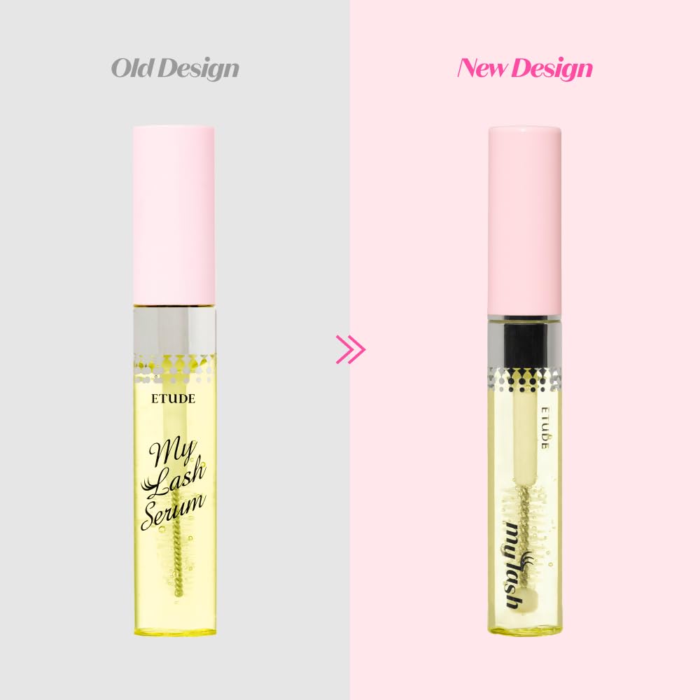 ETUDE My Lash Serum, Eyelash Strengthening Formula with Biotin, Ginger extract for Lash health and growth, Mascara Essence, Mascara Serum, Vegan Certified, Korean Makeup (0.3 Fl Oz)