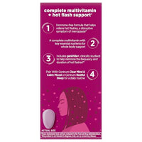 Thumbnail for Centrum Complete Multivitamin Supplement + Hot Flash Support Menopause Support Tablets, with Clinically Studied geniVida, 30 Count