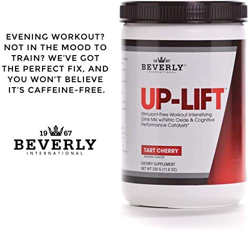 Beverly International Up-Lift Stimulant Free 330 Grams. Workout Energy Drink Mix w/Nitric Oxide & Cognitive Performance Catalysts. UP Your Gaming. Beta Alanine, L-Citrulline, L-Tyrosine.