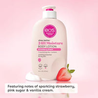 Thumbnail for eos Shea Better Body Lotion Strawberry Dream, 24-Hour Moisture Skin Care, Lightweight & Non-Greasy, Natural Shea, Vegan, Strawberry Body Lotion, 16 fl oz