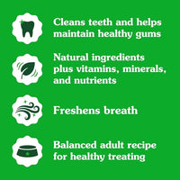 Thumbnail for Greenies Veterinarian-Recommended Adult Natural Dental Dog Treats Regular Size, Dog Dental Chews, Original Flavor, 27 oz. Pack, 27 Count