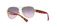 Thumbnail for Coach HC7059 Sunglasses, Purple/Gold/Grey Purple Gradient, 58 mm