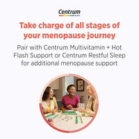 Thumbnail for Centrum Clear Mind and Calm Mood Menopause Support Tablets, with Clinically Studied enXtra, 30 Count