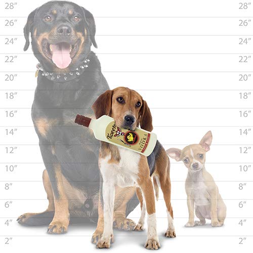 SILLY SQUEAKERS - Liquor Bottles - Dog Toy - 100% Vinyl. Made Durable & Strong. Novelty Play Toy. Many Bottles to Choose from and They Float (Tweetos, Single)