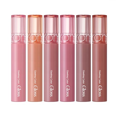 rom&nd GLASTING COLOR GLOSS 04 GRAPY WAY - K-Beauty Plumping Lip Gloss for Glassy Shine, Non-Sticky Hydration & Long-Lasting Vibrant Color | Universal Flattering Shade for All Skin Tones