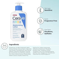 Thumbnail for CeraVe Baby Lotion, Gentle Baby Skin Care with Ceramides, Niacinamide & Vitamin E, Fragrance, Paraben, Dye & Phthalates Free, Lightweight Moisturizer, 8 Ounce, Packaging May Vary