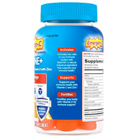 Thumbnail for Emergen-C Immune+ Triple Action Immune Support Gummies, BetaVia (R), 1000mg Vitamin C, B Vitamins, Vitamin D and Antioxidants, Super Orange, Back to School Essentials - 45 Count