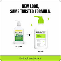 Thumbnail for AmLactin Daily Nourish Therapeutic Body Lotion for Dry Skin - No-Scrub Exfoliator and Moisturizer 12% Lactic Acid Lotion, 14.1 oz (Packaging May Vary)