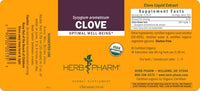 Thumbnail for Herb Pharm Certified Organic Clove Liquid Extract - 4 Ounce