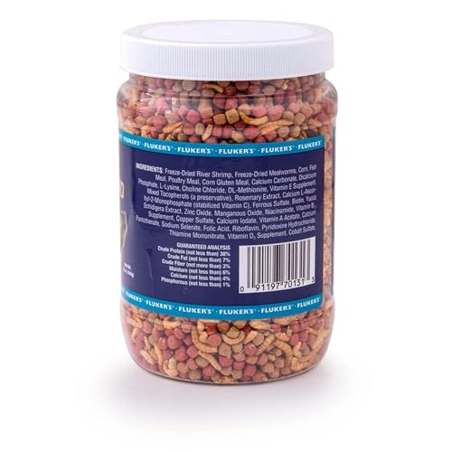 Fluker's Flukers 70131 Buffet Blend Aquatic Formula Turtle Food, 12oz