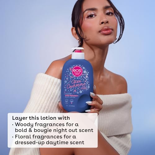 eos Shea Better Travel Size Body Lotion, Cocoa Cashmere, Holiday, Limited Edition Skin Care, 24-Hour Moisture, Body Lotion for Women, travel size toiletries, Vegan, 2.5 fl oz