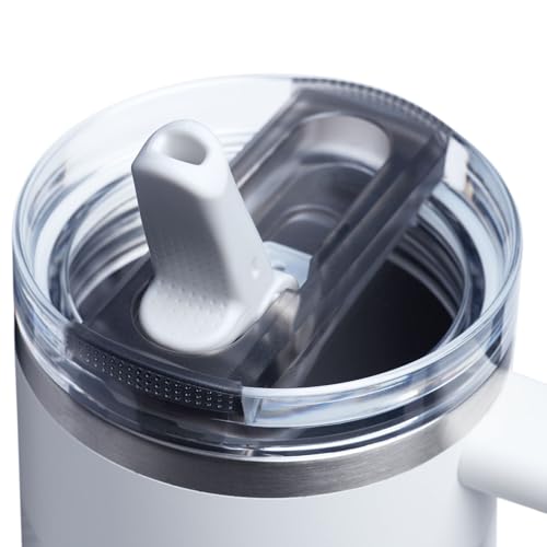 Stanley Quencher ProTour Flip Straw Tumbler with Leakproof Lid 30 oz | Built-In Straw and Handle | Cup Holder Compatible for Travel | Insulated Stainless Steel Cup | BPA-Free | Frost Fade