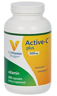 Thumbnail for The Vitamin Shoppe Active-C Plus, 500 MG - Vitamin C Antioxidant for Immune Health (250 Capsules)