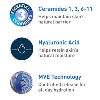 Thumbnail for CeraVe Daily Moisturizing Lotion for Dry Skin, Body Lotion & Face Moisturizer with Hyaluronic Acid and Ceramides, Daily Moisturizer, Fragrance Free, Oil-Free, 19 Ounce