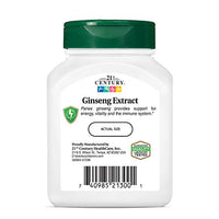 Thumbnail for 21st Century Ginseng Extract Veg Capsules, 60Count